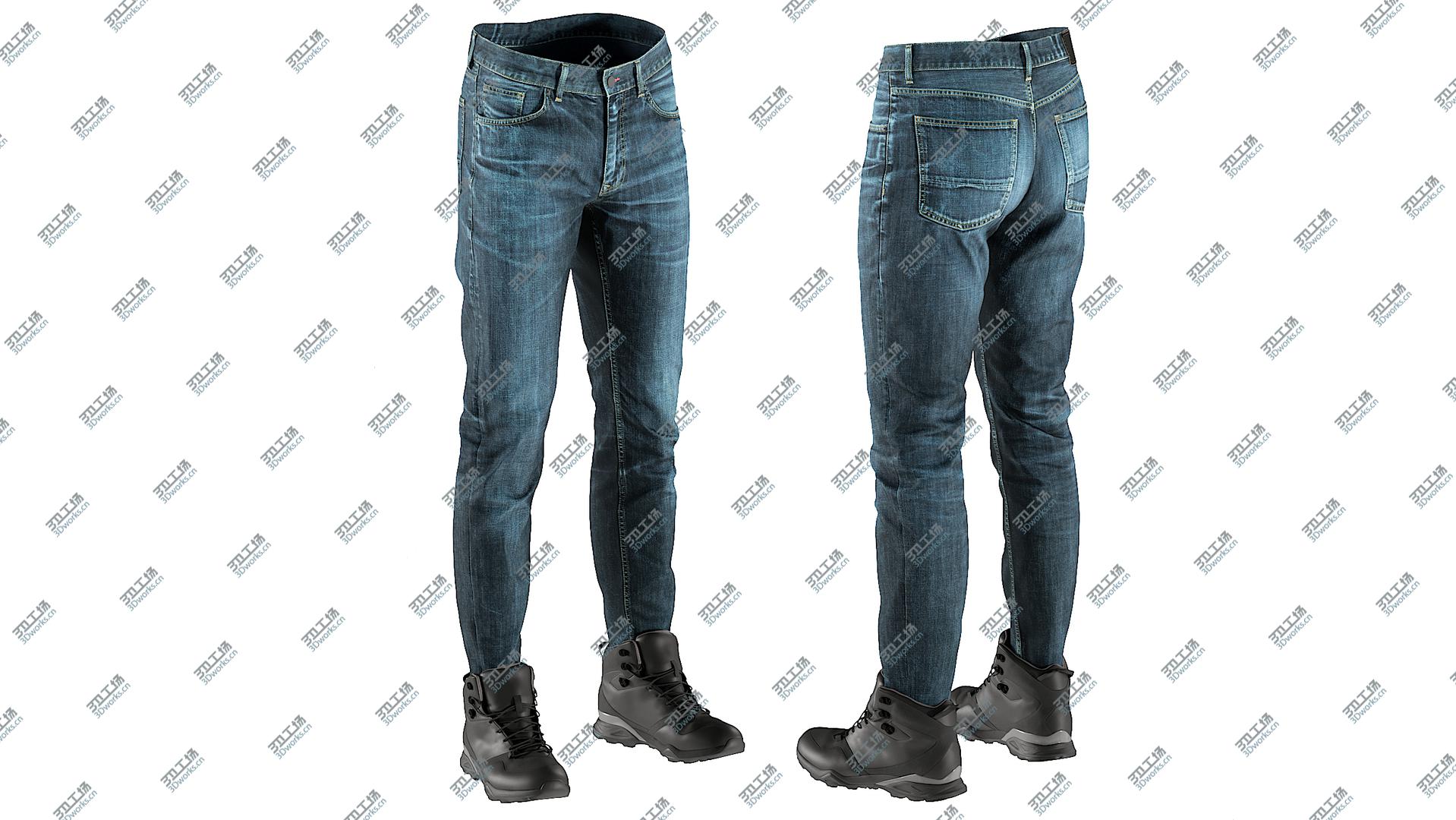 images/goods_img/202104091/Men's Pants with Boots 7 3D model/3.jpg